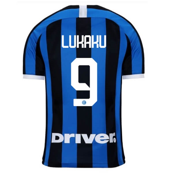 Camiseta Inter Milan NO.9 Lukaku 1ª Kit 2019 2020 Azul
